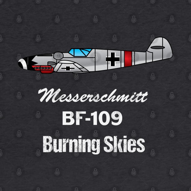 Messerschmitt BF-109 Fighter Plane by d2hills21